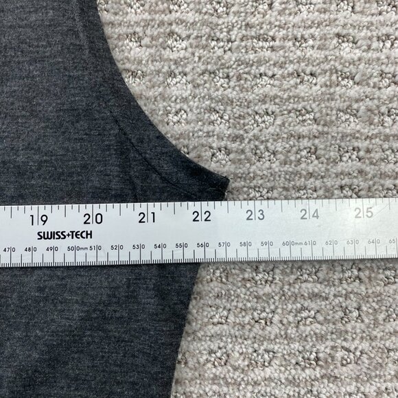 MISSLOOK Tank Shirt Women Size 3XL Gray Sleeveless Take The Bull By The Horns - Picture 5 of 6